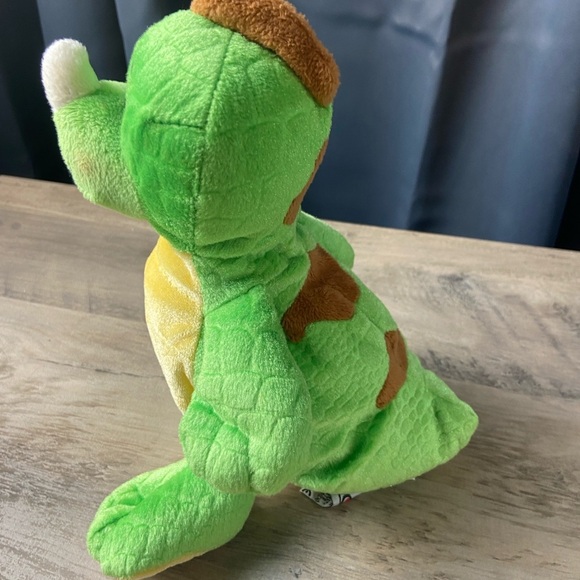 Ganz Plush Key Lime Dino Stuffed Animal HM185 No Code 9" Webkinz Dinosaur Green - Picture 3 of 10